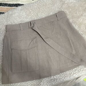 Tan cargo skort